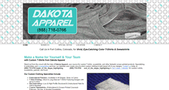 Desktop Screenshot of dakotaappareldesigns.com